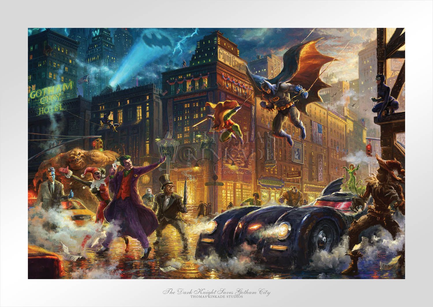 dark knight city poster