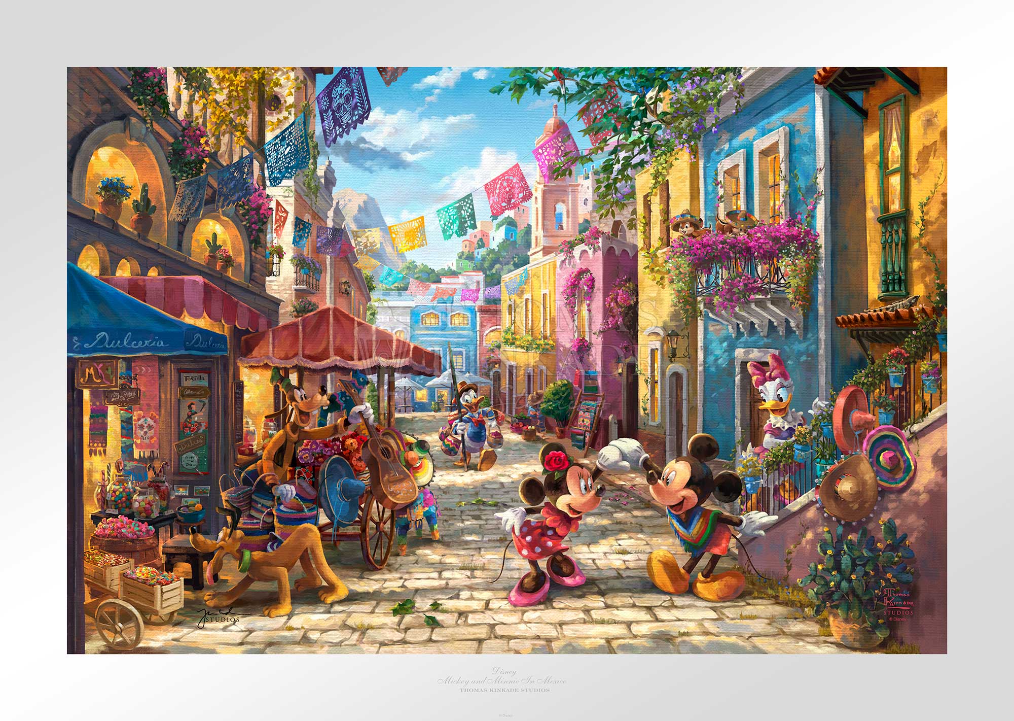 Disney's Mickey and Minnie in Mexico - Unframed