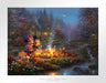 Mickey and Minnie - Sweetheart Campfire - Limited Edition Paper