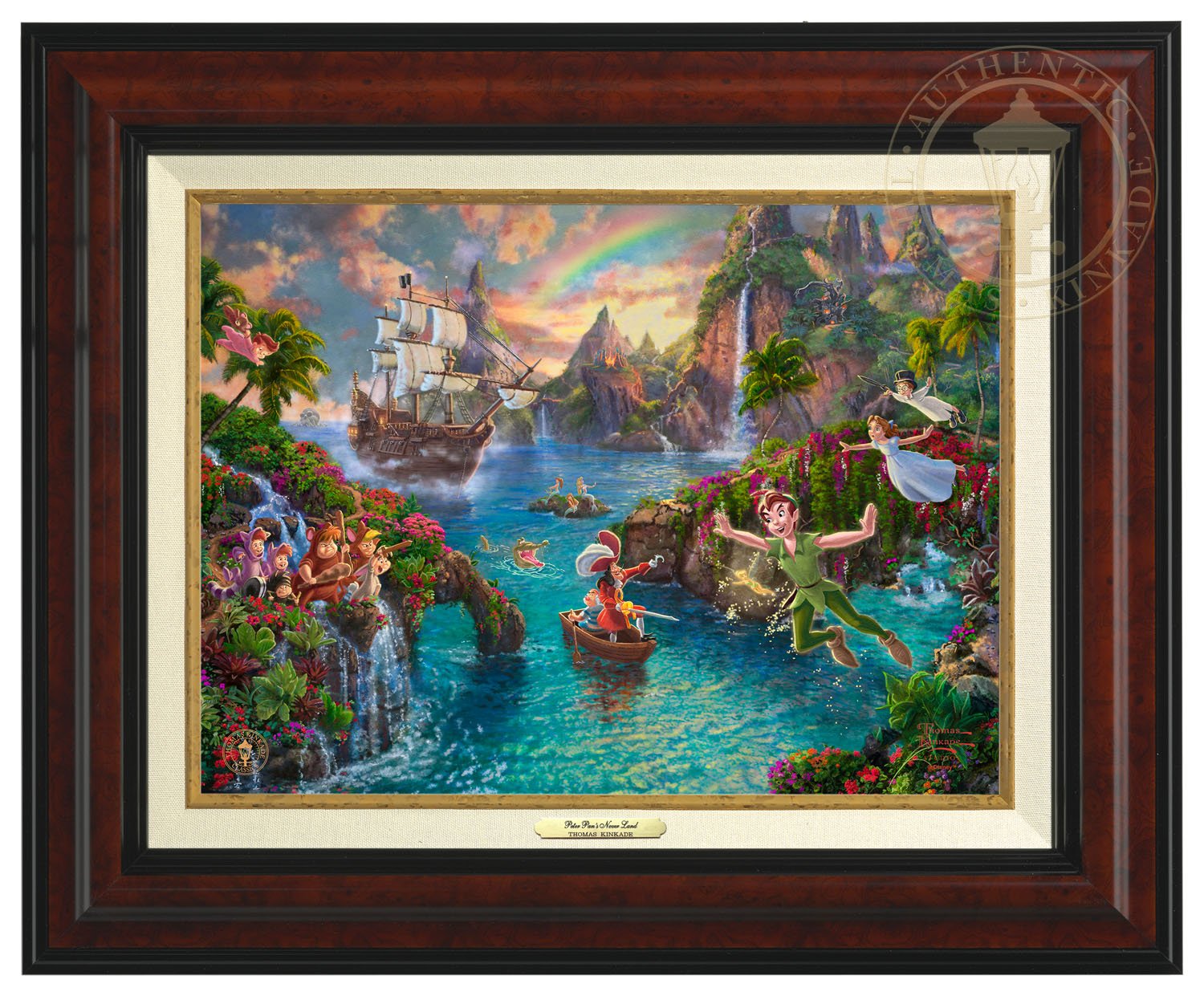 Peter Pan's Never Land - Canvas Classics By Thomas Kinkade Studios