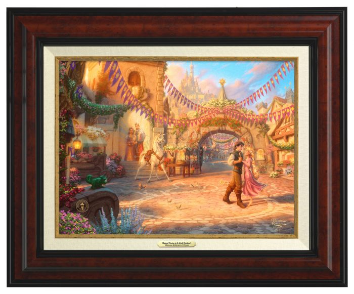 Rapunzel Dancing in the Sunlit Courtyard - Burl