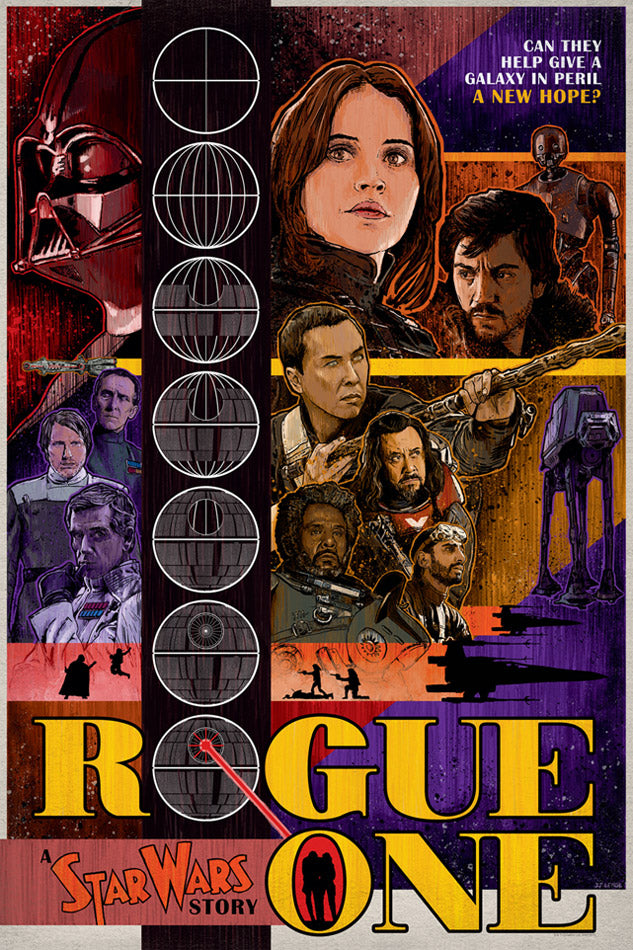 Rogue One: A Star Wars Story-inspired print