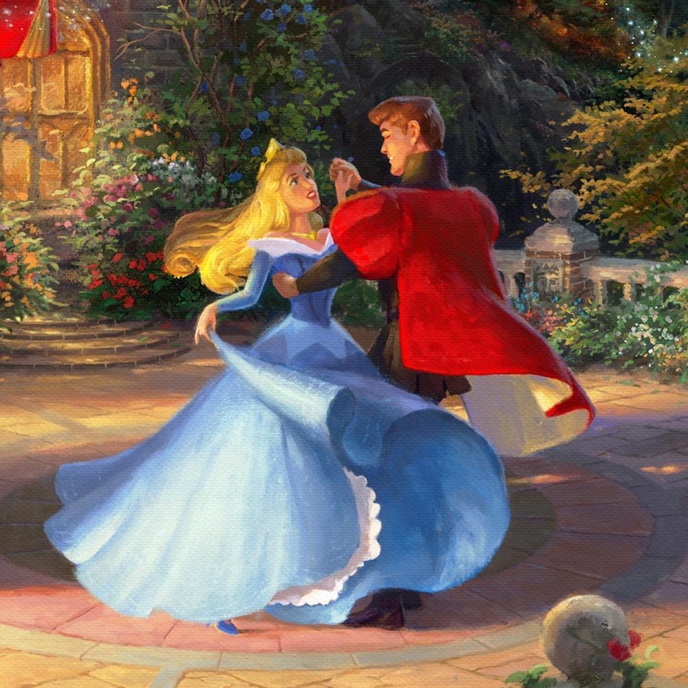 Aurora and the Prince dancing - closeup