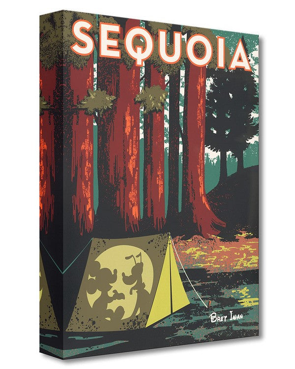 Sequoia by Bret Iwan.  Mickey and his best pal Pluto, spend the night camping out in the Sequoia Forest.