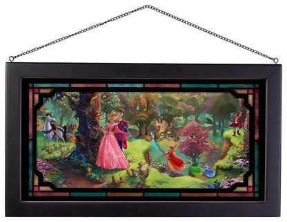 Sleeping Beauty - Framed Glass Art