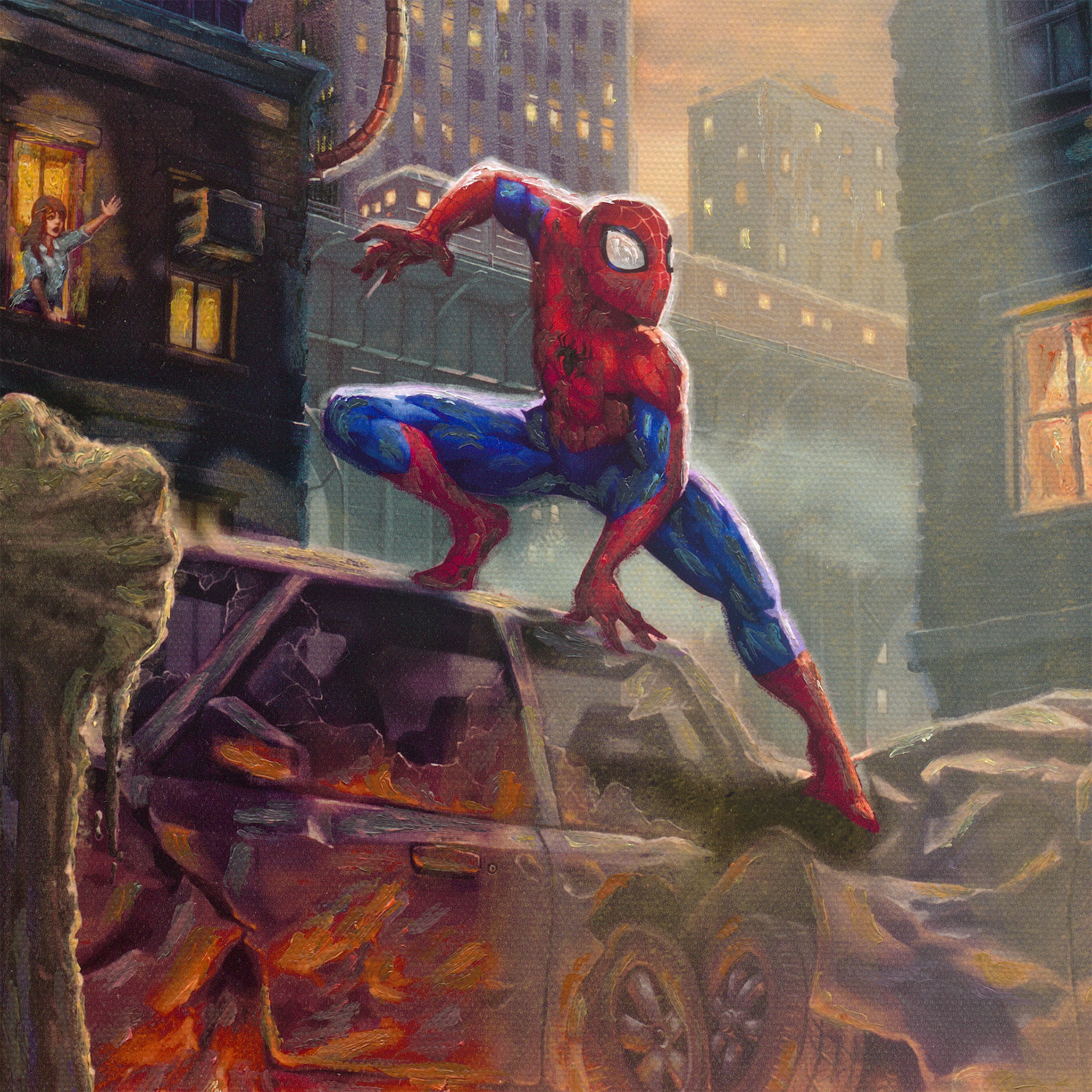 Spider-Man Closeup