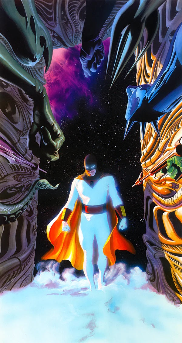 Space Ghost, the interstellar police officer,.