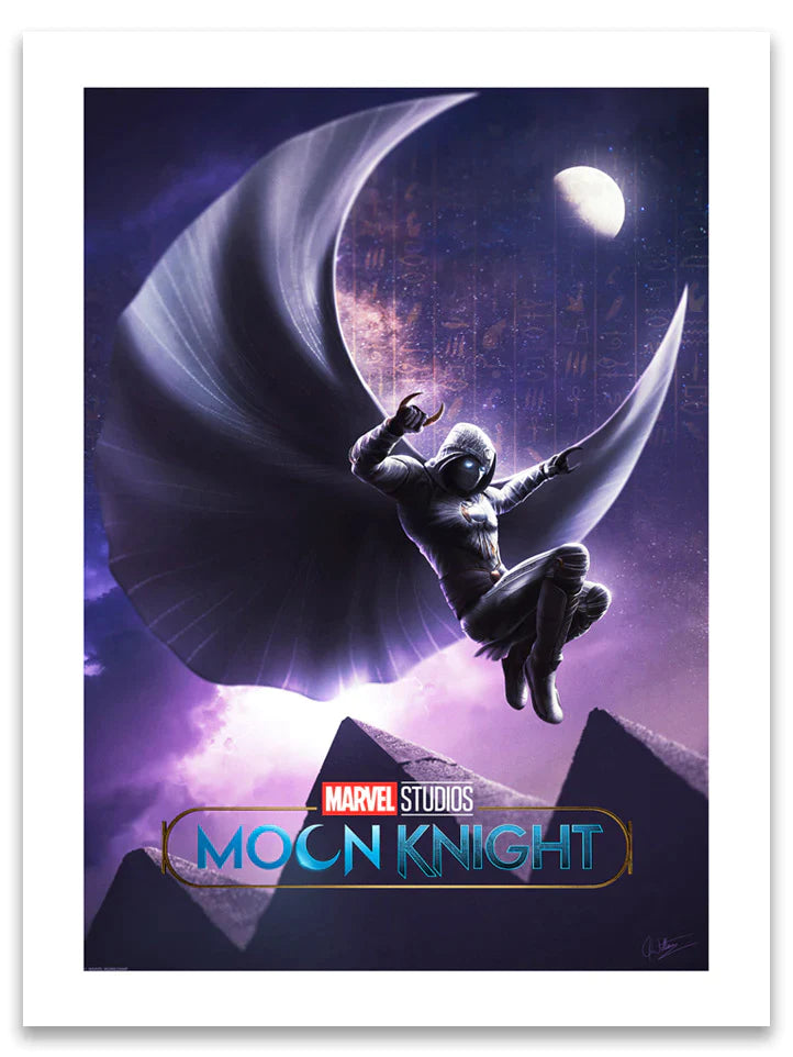 Moon Knight-inspired print.