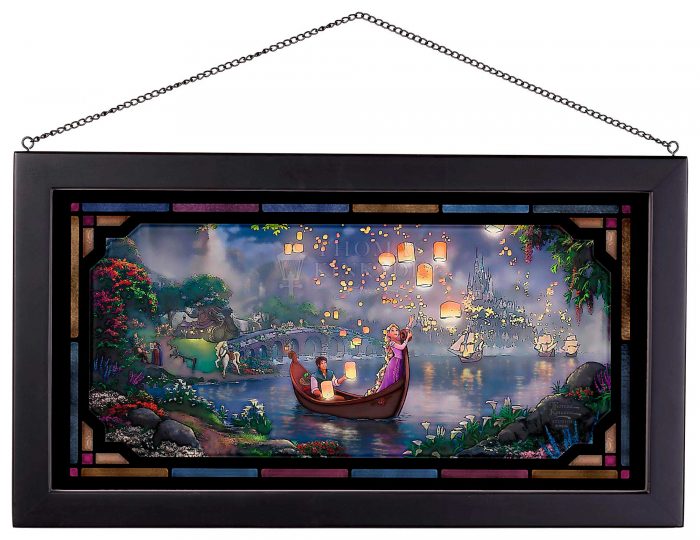 Tangled - Framed Glass Art By Thomas Kinkade Studios – Disney Art On ...