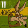 Wile E’s character. For instance, “Ethelbert” is Wile E’s middle name, and 11 represents the number of gags in many of the Road Runner/Coyote cartoon shorts