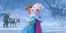 Frozen's -Elsa and Anna sharing a sisterly embrace