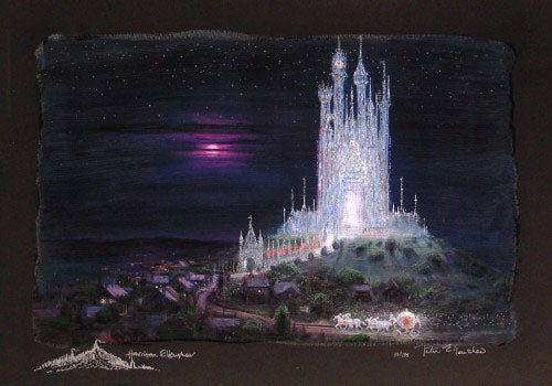 Cinderella - The Glass Castle - Disney Art By Peter Ellenshaw