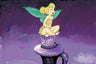 Tinker Bell laughing on top of a bottle cap...by Jim Salvati - Art Style: Classic/Legacy