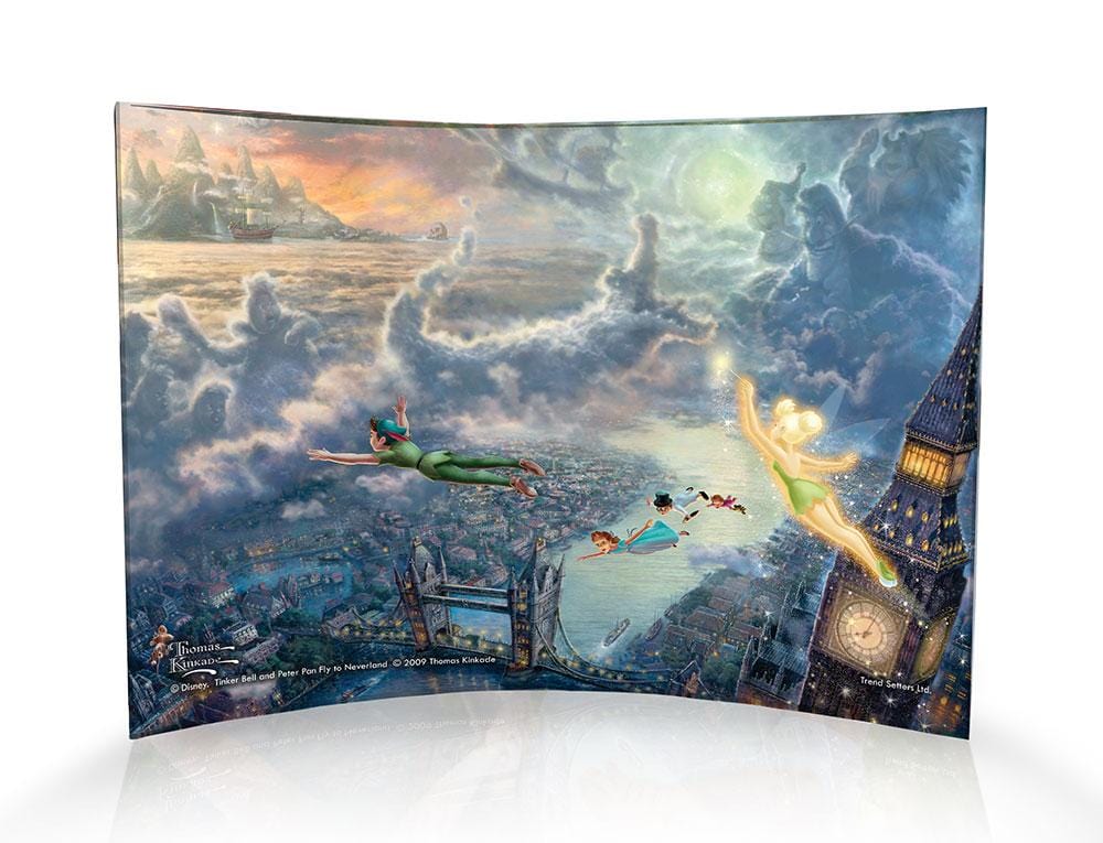 Disney - Tinker Bell and Peter Pan Fly to Neverland by StarFire Prints. 