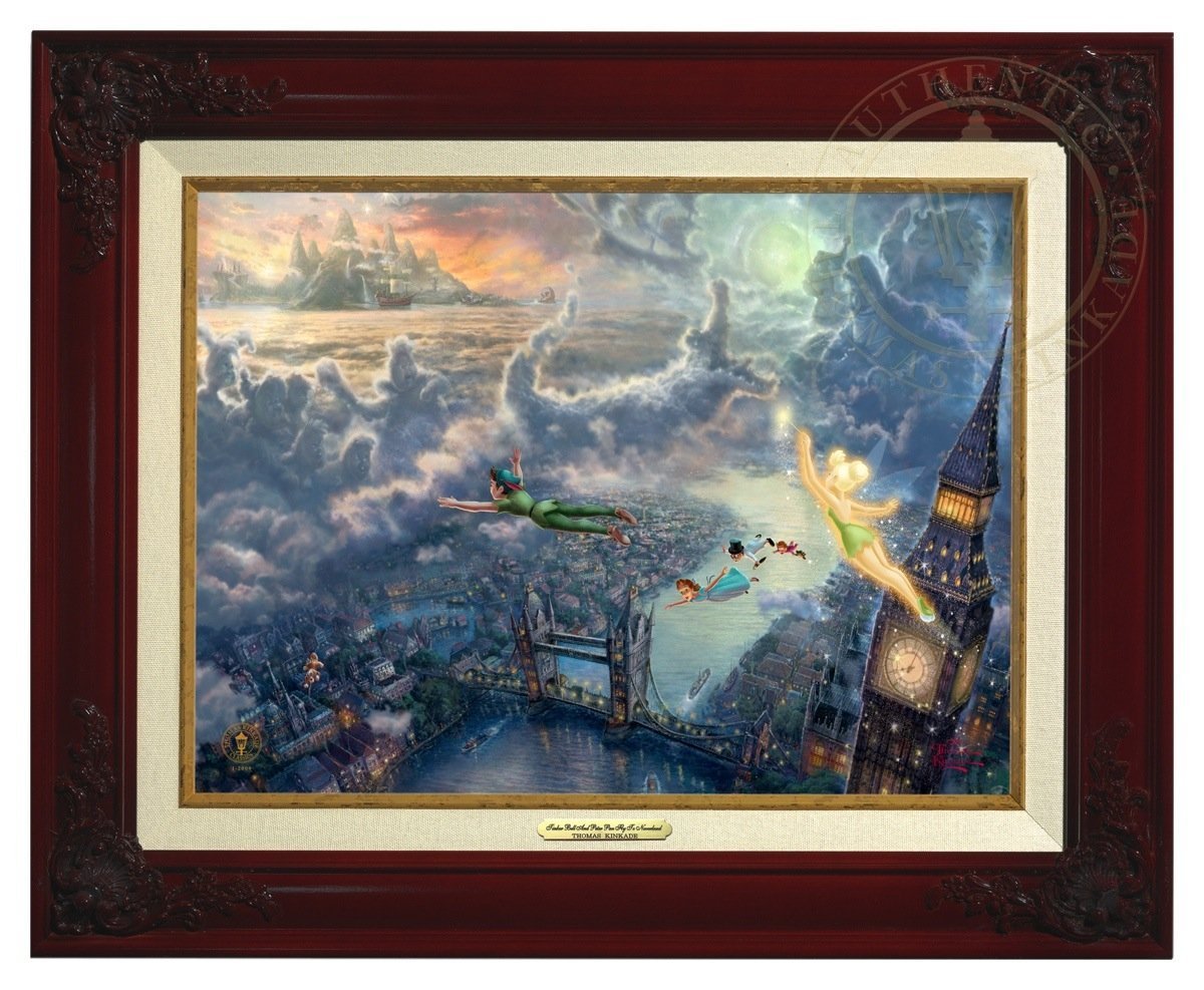 Tinker Bell and Peter Pan - Classic Brandy Frame