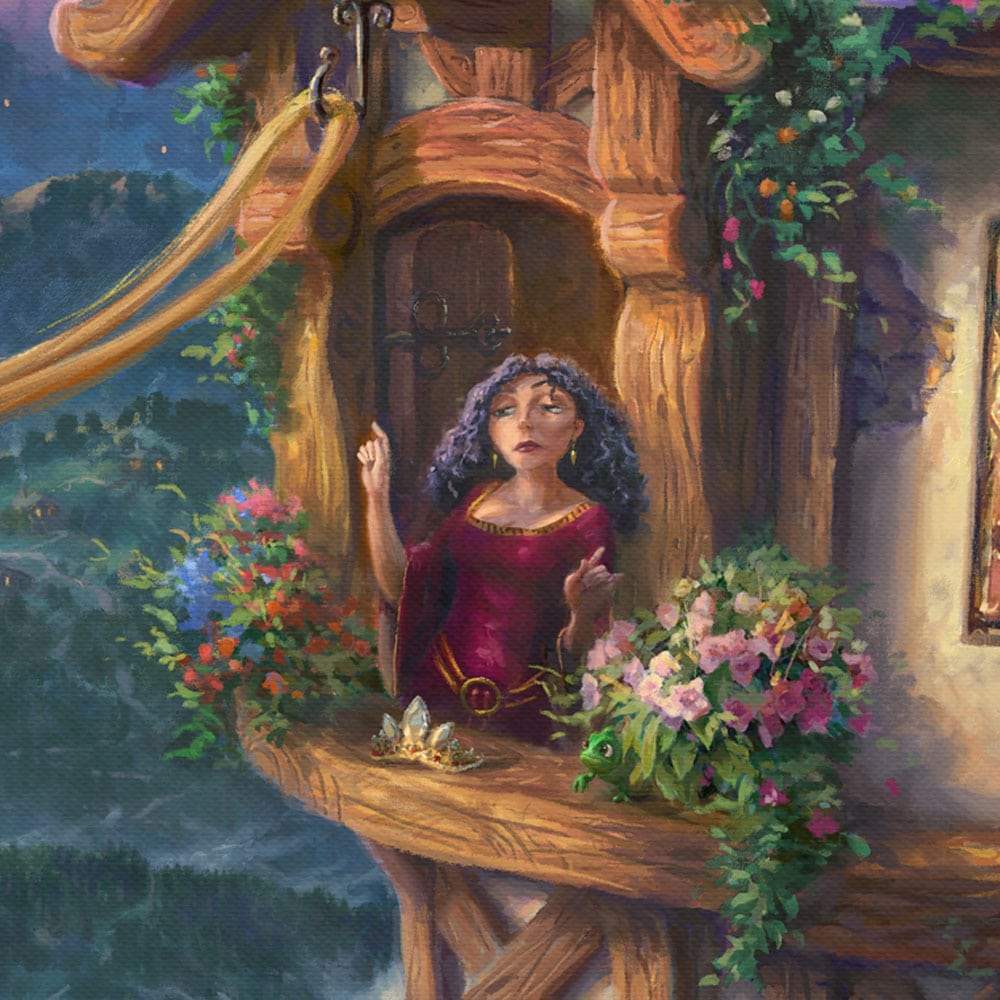 Mother Gothel standing by the window - closeup 2