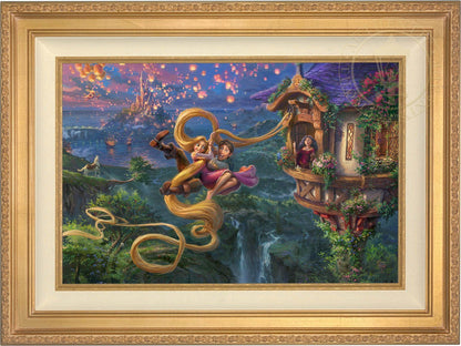 Mother Gothel watches from the tower&