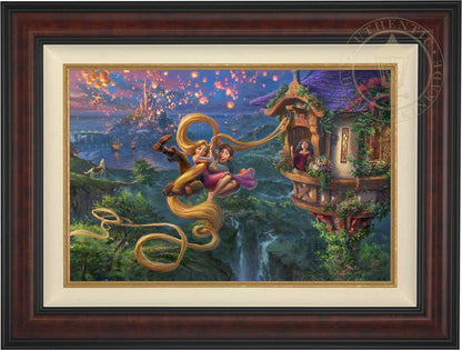 Mother Gothel watches from the tower&