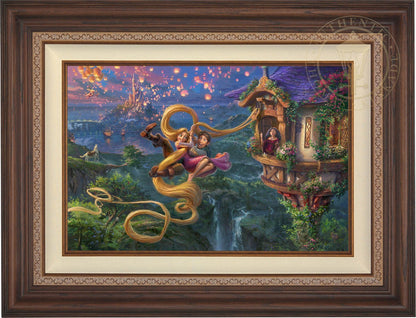 Mother Gothel watches from the tower&
