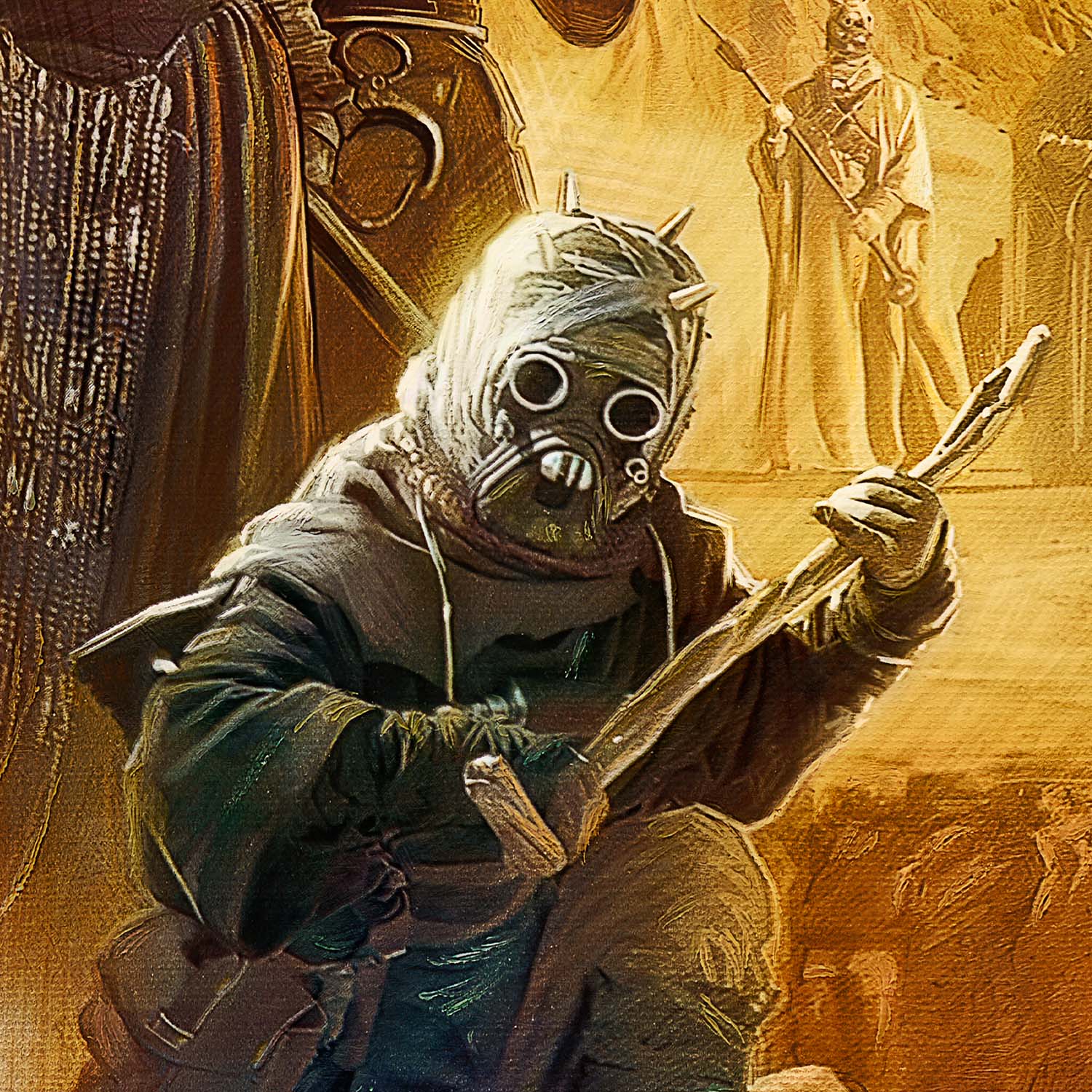 Tusken Raider by Thomas Kinkade Studios | Star Wars Art – Disney Art On