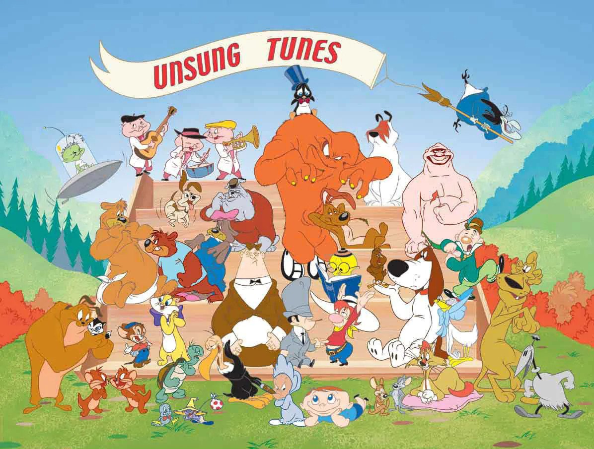 Unsung Tunes by Warner Bros. Studios  Featuring 40 characters, “Unsung Tunes” celebrates the sidekicks and secondary characters from the Looney Tunes cartoons. 