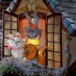 •Music legend Maurice Chevalier came out of retirement to sing the film’s iconic title song “The Aristocats.”  -  Closeup