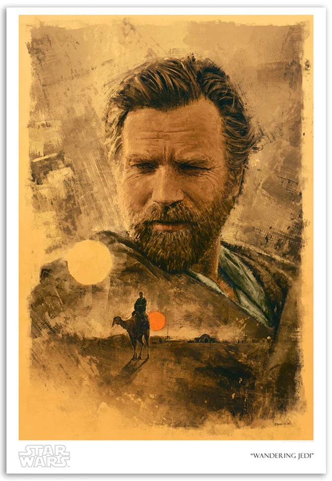 Wandering Jedi -Star Wars: Obi-Wan Kenobi series interpretive artwork