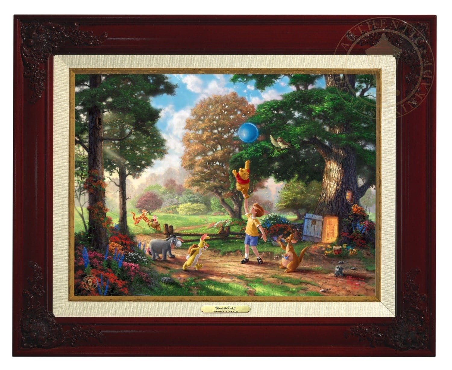 Winnie the Pooh II - Christopher Robin, Winnie the Pooh and the delightful menagerie of friends as they all adventured in the Hundred Acre Wood - Brandy Frame.